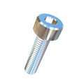 Allied Titanium M3-0.50 Socket Head Cap Screw, Plain Titanium, 12 mm Length 0040138